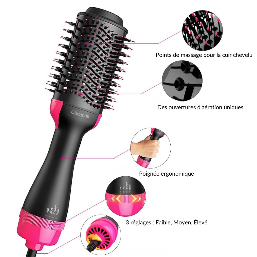 AirGlam™ - Hair Dryer Brush